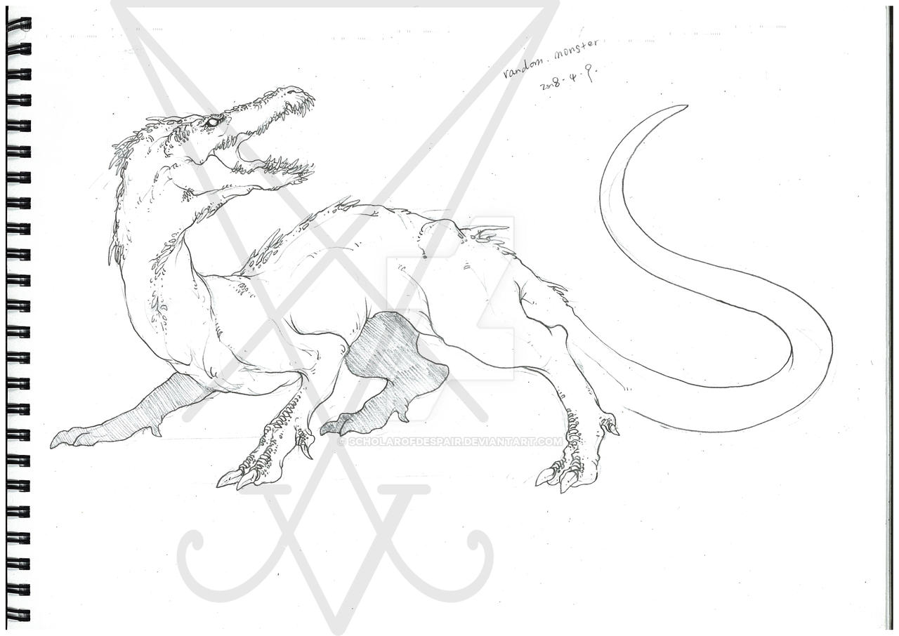 random monster design by ScholarOfDespair on DeviantArt