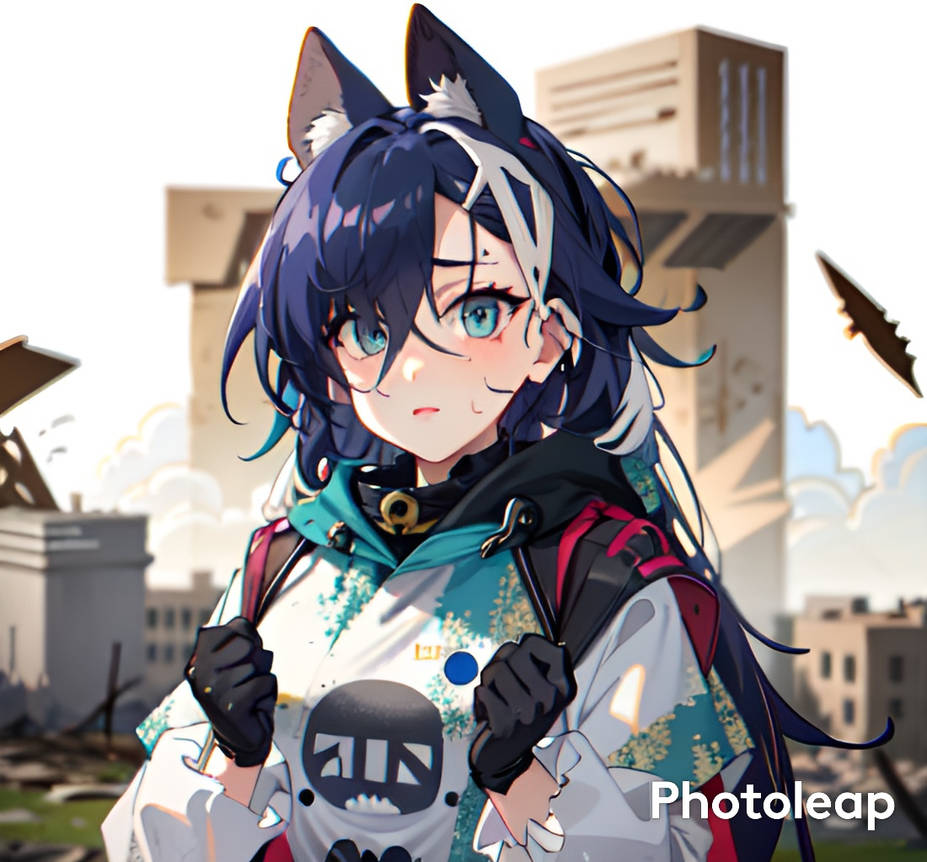 Apocalyptic version of my OC by nepunia on DeviantArt