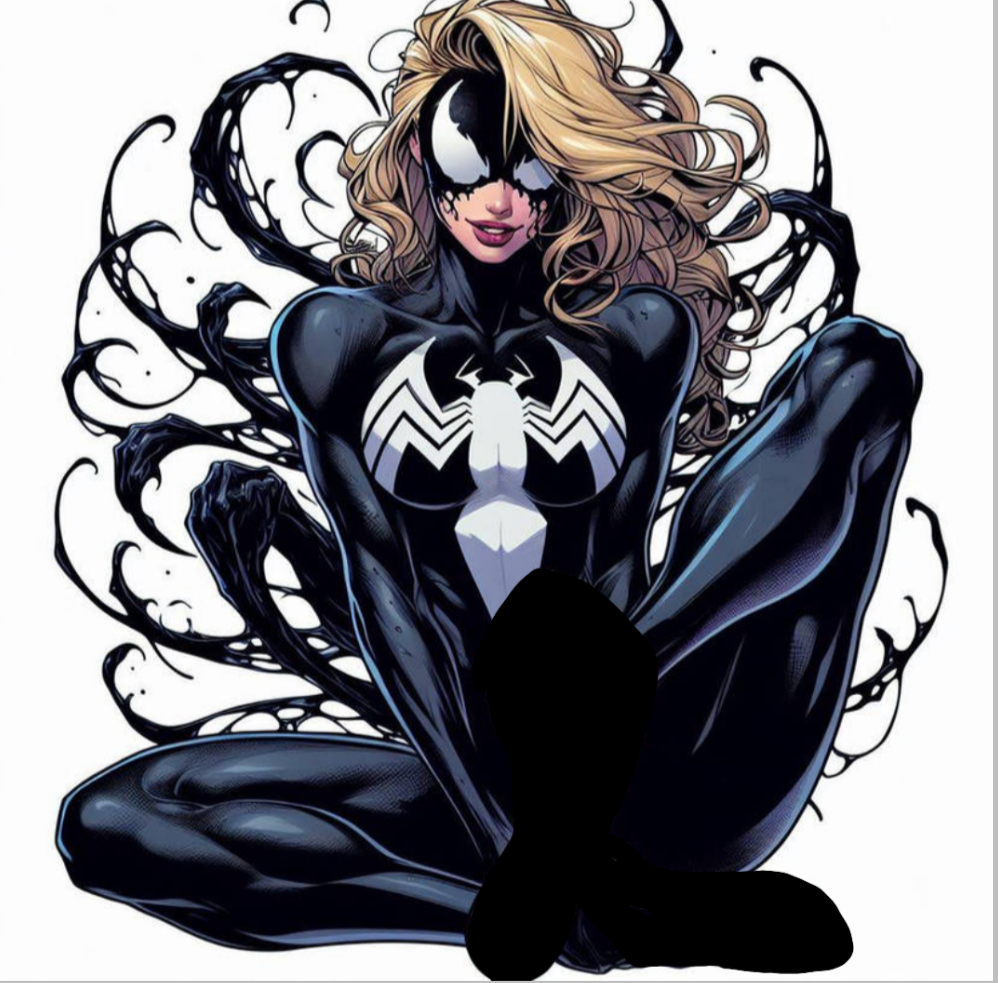 She Venom cubierta de Simbionte en la cara 16 by FlavioSpideyOficial on ...