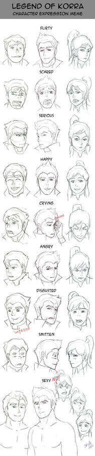 Legend of Korra - Expression Meme