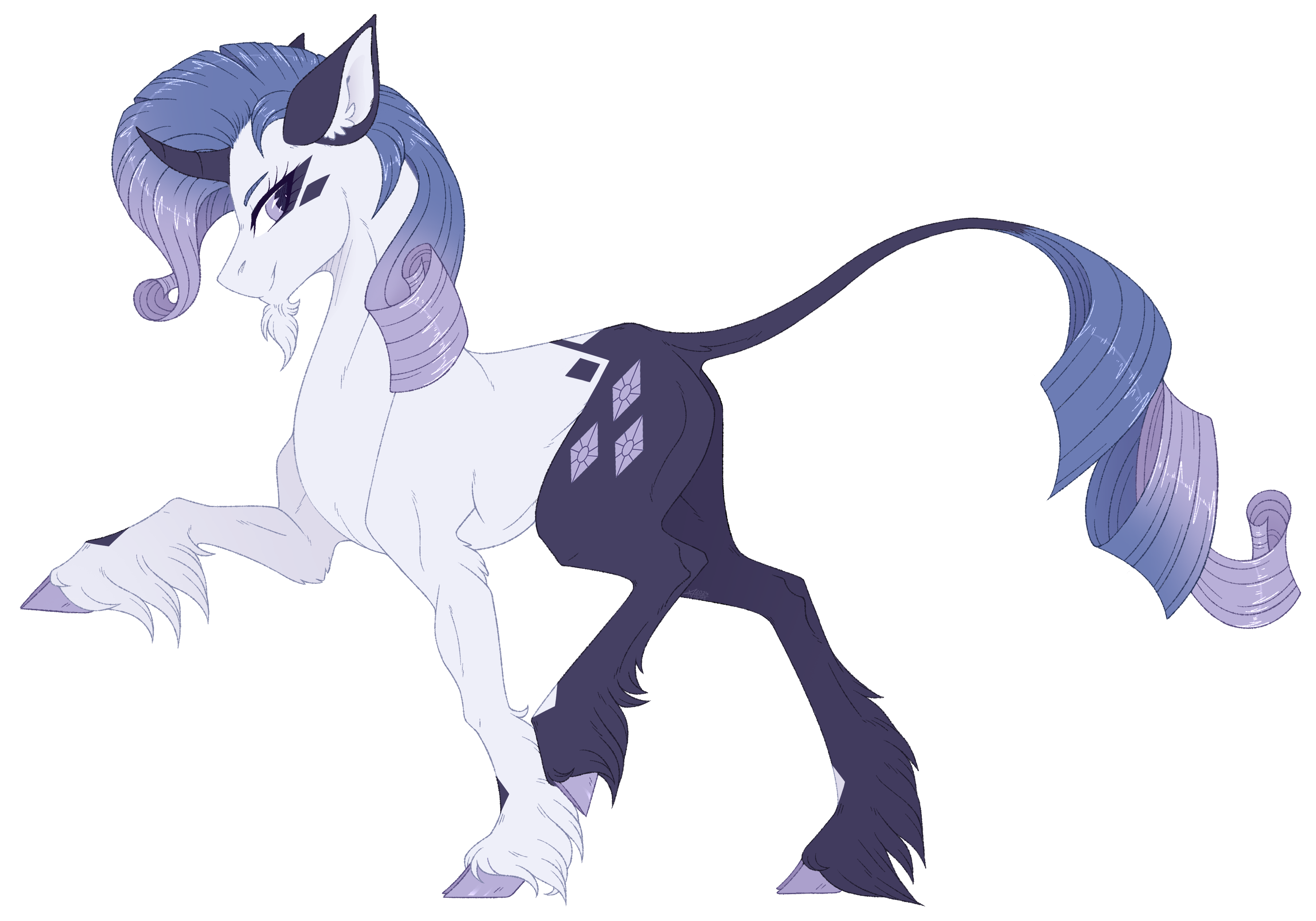 Deviantart Future Rarity Rarity Redesign (2024) by Nocti-Draws on DeviantArt