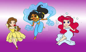 Chibi Disney Princesses 2