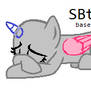 Sad / Sleeping Pony Base -READ RULES-