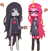 Marceline and bubblegum