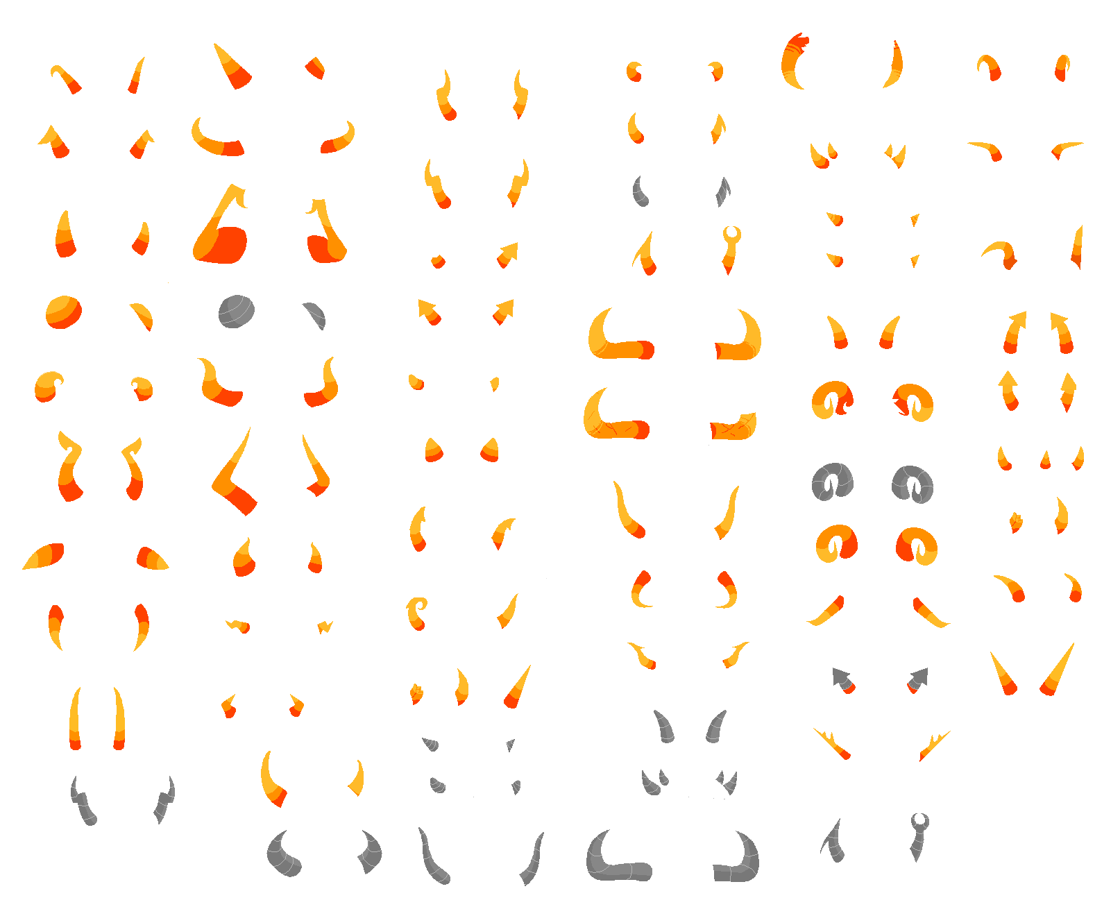 Homestuck Horns Sprite Sheet