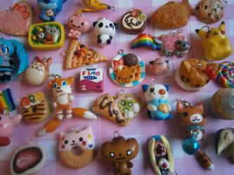 Kawaii Polymer Clay Charms