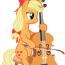 Applejack playing cello by MacTavish1996