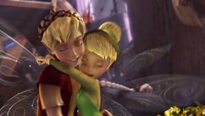 Tink and Terence hugging each other