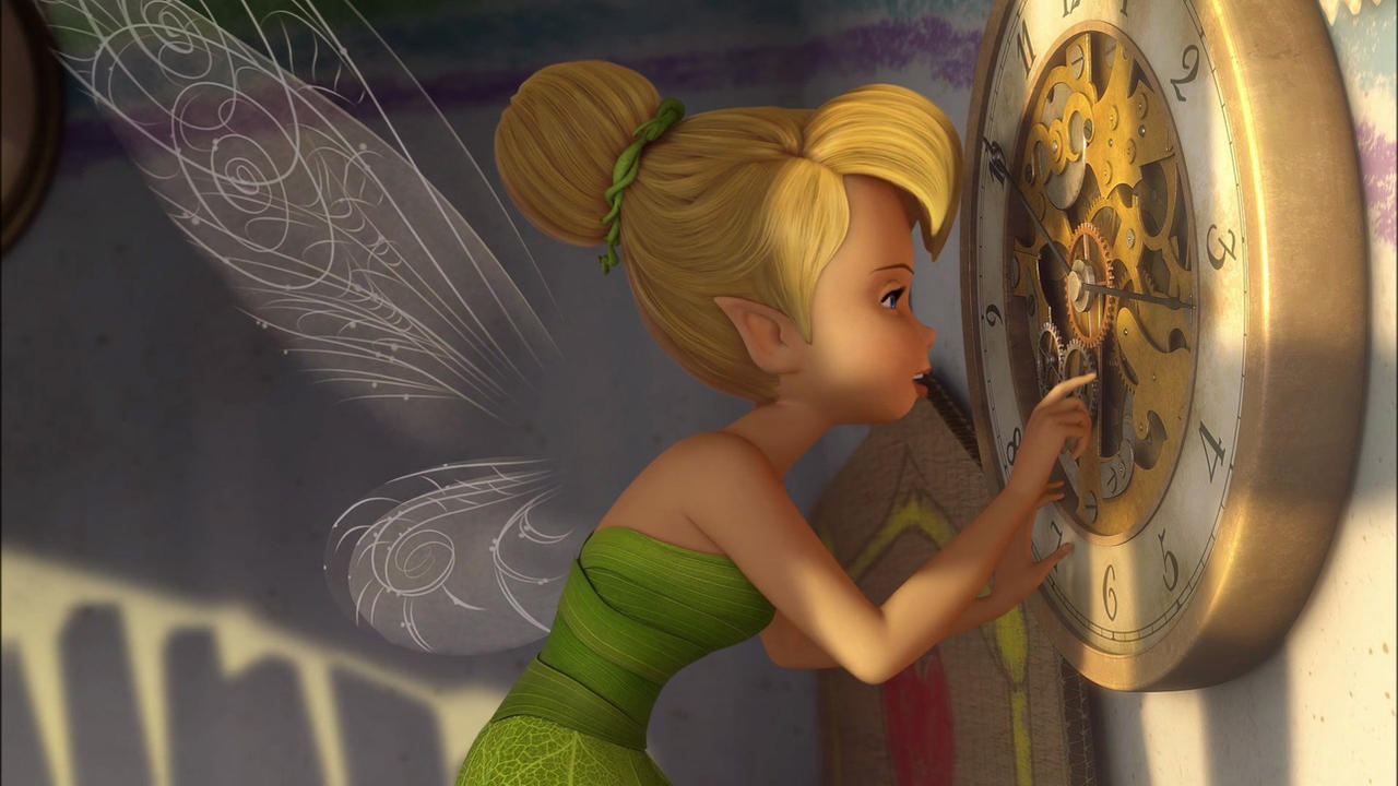 Tinkerbell Spring Time Square Tinkerbell too busy to fix the clock by Sailorplanet97 on DeviantArt
