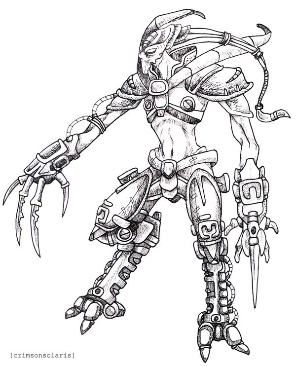 Protos Drawing +Protoss+ by crimsonsolaris on DeviantArt