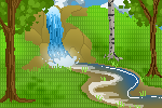 Pixelated River Side