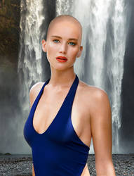 Bald Jennifer Lawrence