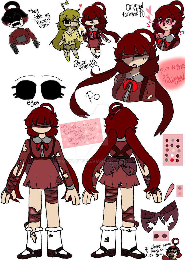 .+.Po Reference Sheet {FNaTL}.+. by GayArtis on DeviantArt