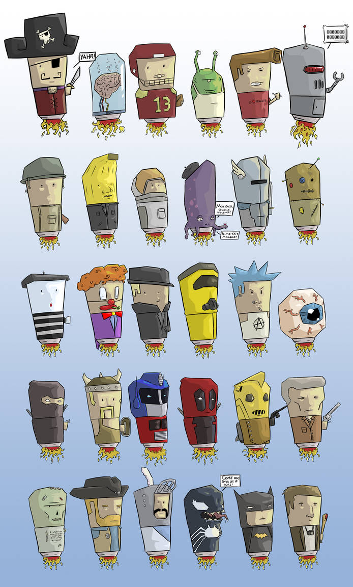 Rocket Rivals Drawing Rocket Riot - Sketches by whatisvisceral on DeviantArt