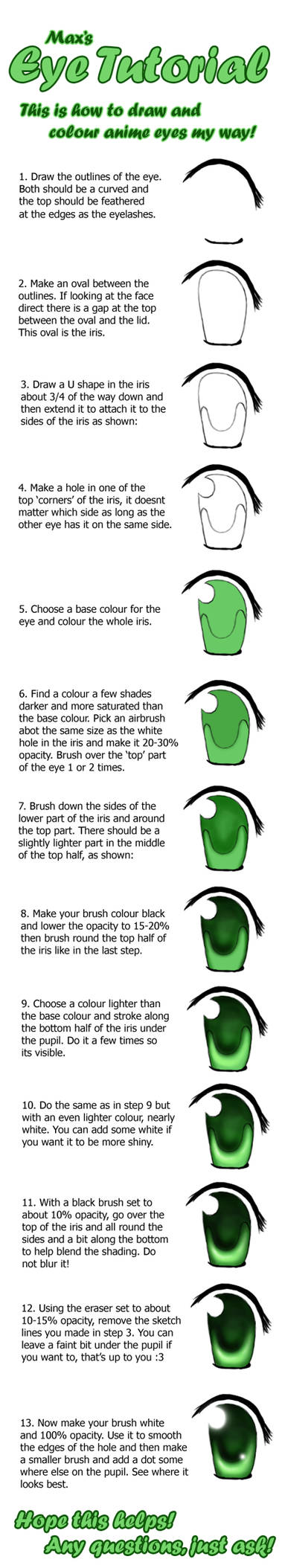 Basic anime eye tutorial