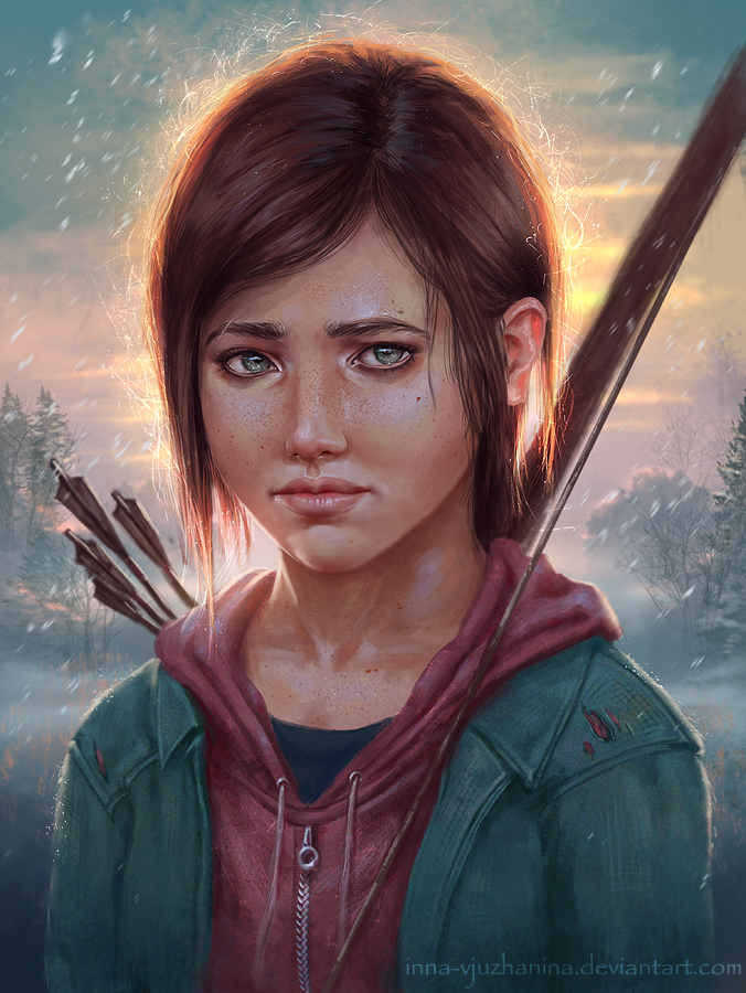 Ellie The Last Of Us Part 2 Vector Art by YnnaChan on DeviantArt