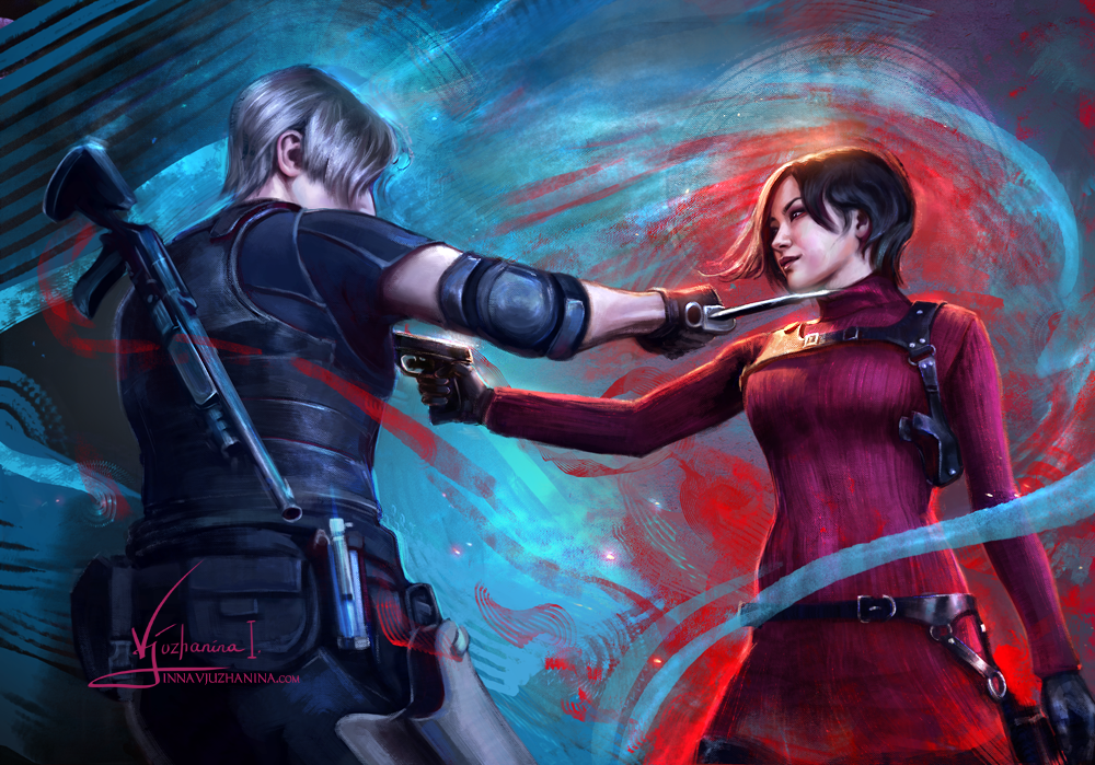 ArtStation - Leon Kennedy and Ada Wong - RE4 Remake