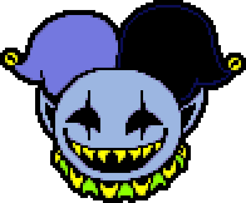 SUPER ULTRA COOL JEVIL HEAD by gamemonstr121 on DeviantArt