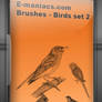 E-maniacs birds brushes set 2