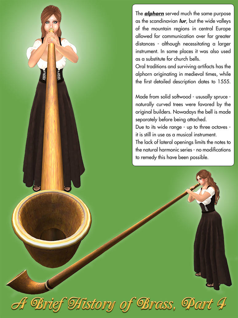 Anna Rudolf Alphorn A brief history of brass - The Alphorn by videot on DeviantArt