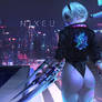 NieR x Cyberpunk 2077.