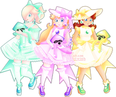 Blooper Surfing Safari [Rosalina, Peach, Daisy]