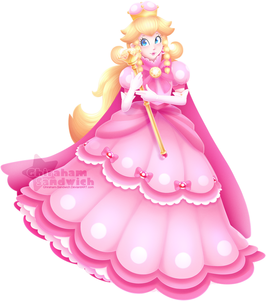 Peach with the Super Crown.
