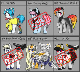 BTS Inspired MLP Adopts! (3/6 OPEN)