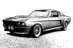 Shelby Mustang GT500 by autodrawings