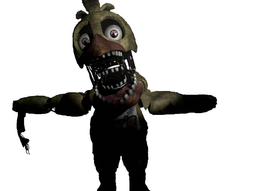 FNAFNG Withered Chica transparent background PNG clipart