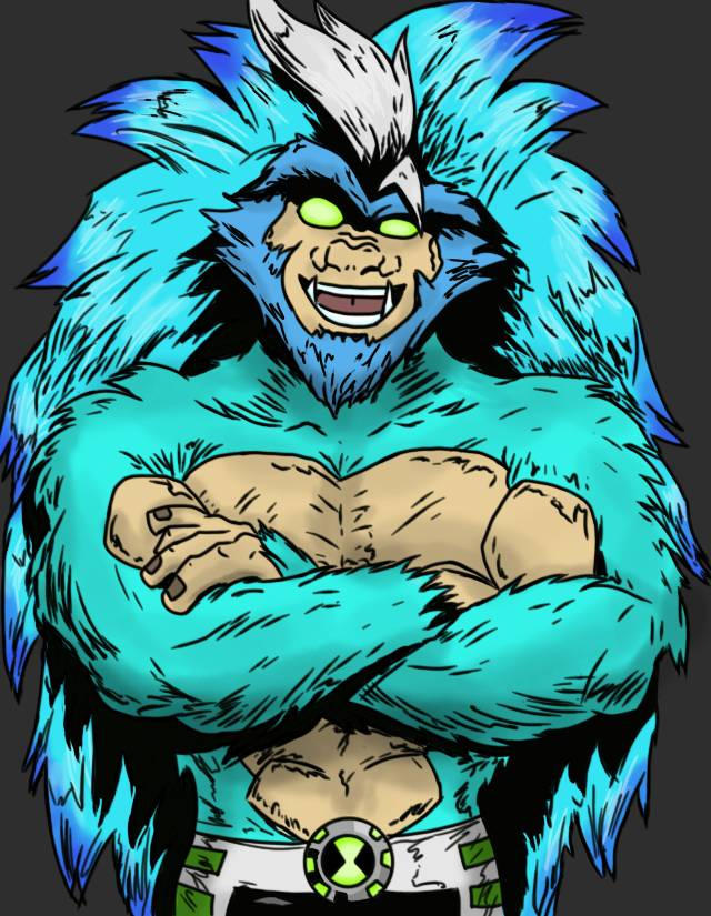 Monki Many God Ki Super Monki Blue! by geminaut on DeviantArt
