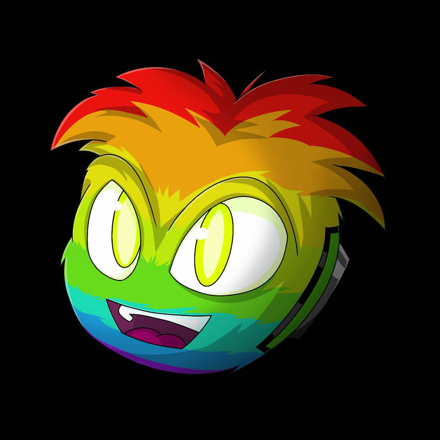 PrismPuff! (Rainbow Puffle Transformation) by geminaut on DeviantArt