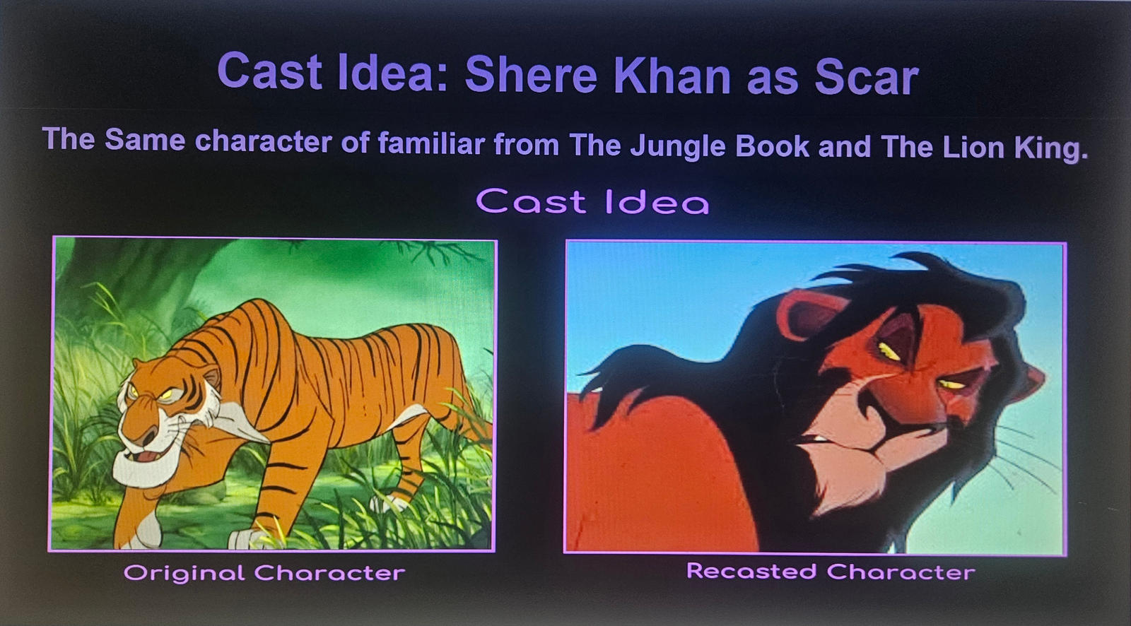 Cast Idea: Shere Khan as Scar by JoshuaBlood on DeviantArt