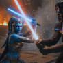 Jedi Oola Vs Darth Vader - STAR WARS Fanart