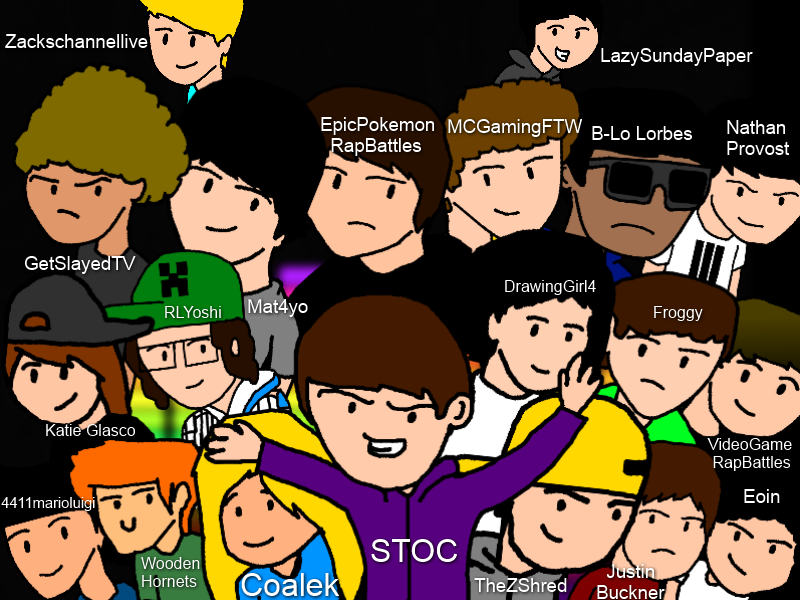 Epic Rap Battles of Cartoons Crew UPDATED! by OMGitsthatboy on DeviantArt