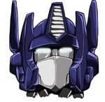 G1 Optimus Prime Head Coloured by studiogdp