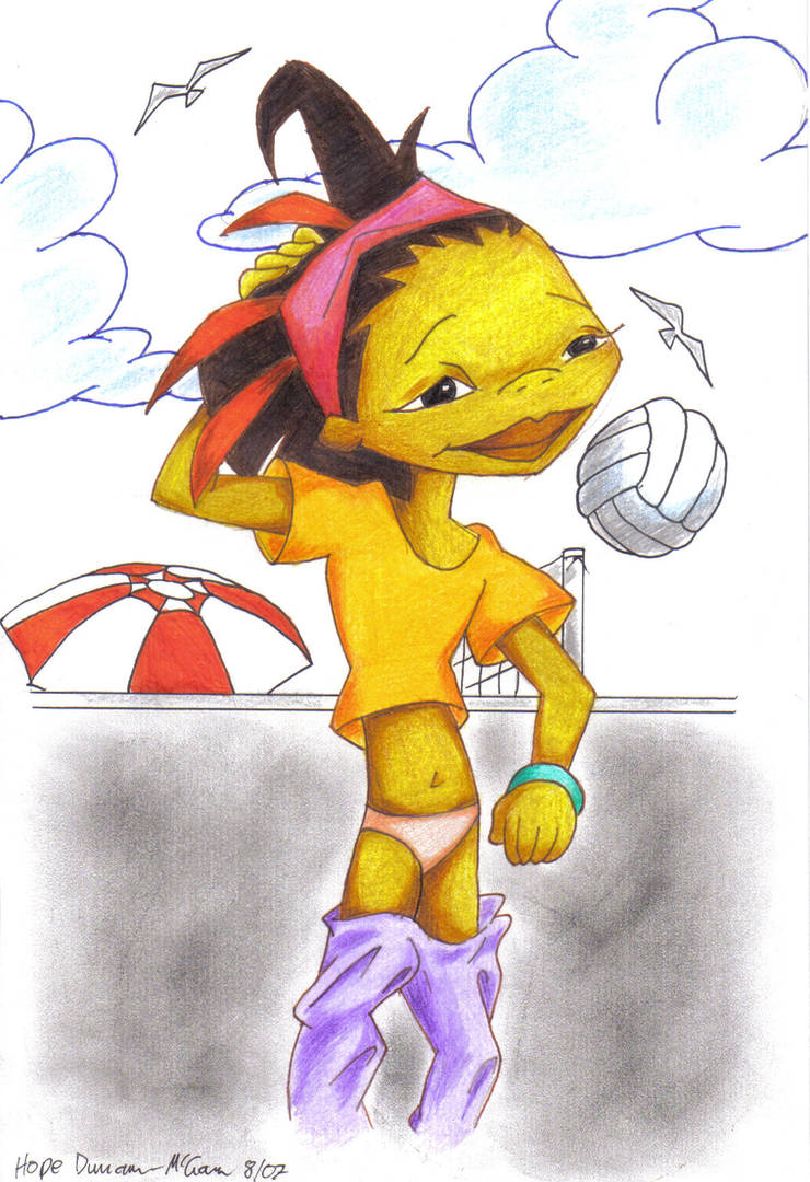 Cleo At the Beach by chiptte on DeviantArt