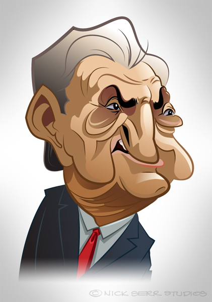 Caricature-George Soros by nickserrstudios on DeviantArt