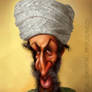 Caricature-Osama Bin Laden