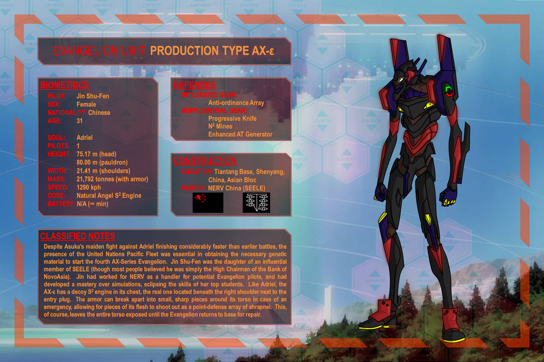 Evangelion Unit Production Type AX-Epsilon by pdmahler on DeviantArt