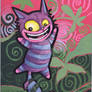 cheshire cat - painted