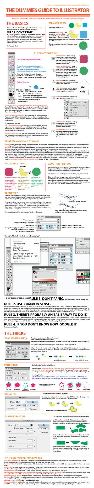 Dummies Guide to Illustrator by someorangegirl on DeviantArt