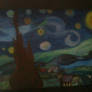 Starry Night in Oil Pastels