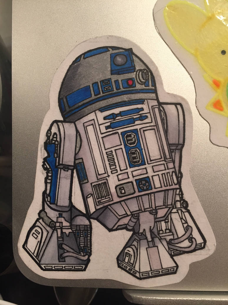 R2 Sticker R2D2 Sticker by TheCluelessEinstein on DeviantArt