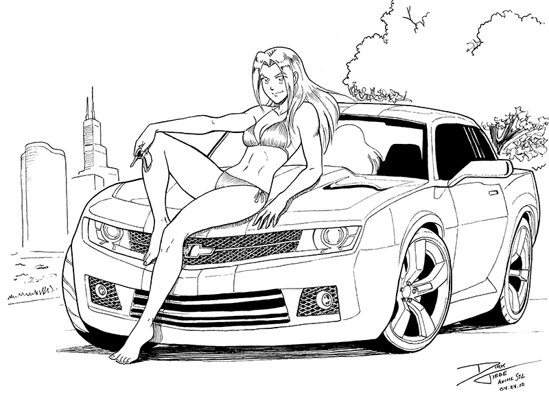 Kate's New Ride - inks