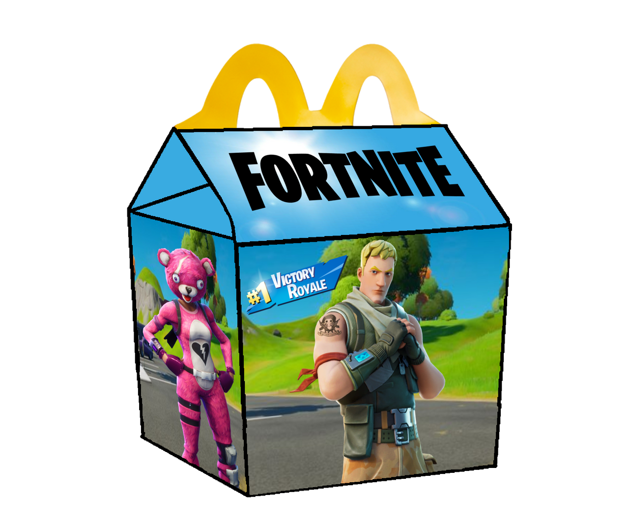 Fortnite happy meal box by korijohnson on DeviantArt