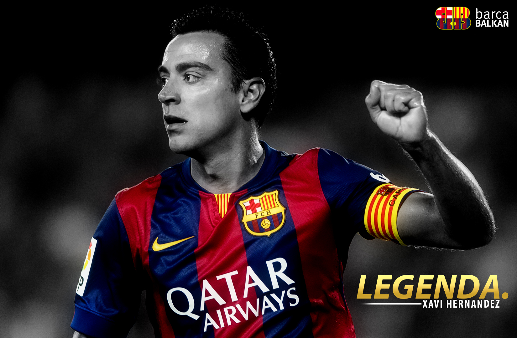 Xavi Hernandez 2015 FC Barcelona WALLPAPER by SelvedinFCB on DeviantArt