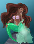 A variation on the little mermaid by Getemono