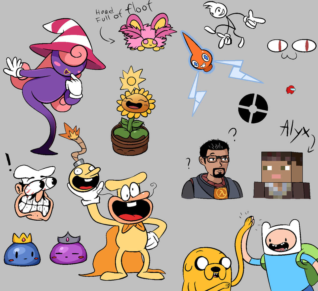 Random Characters by ReddyArty on DeviantArt