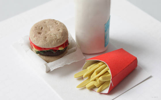 Miniatures 03: Fast food